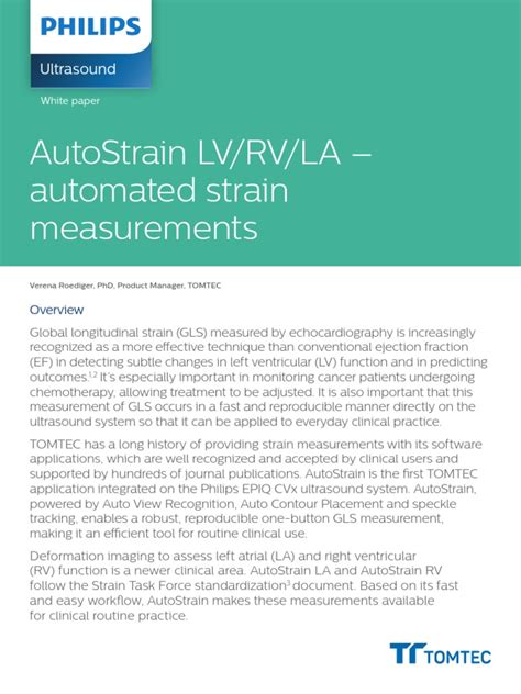 White paper AutoStrain LV/RV/LA – automated strain 